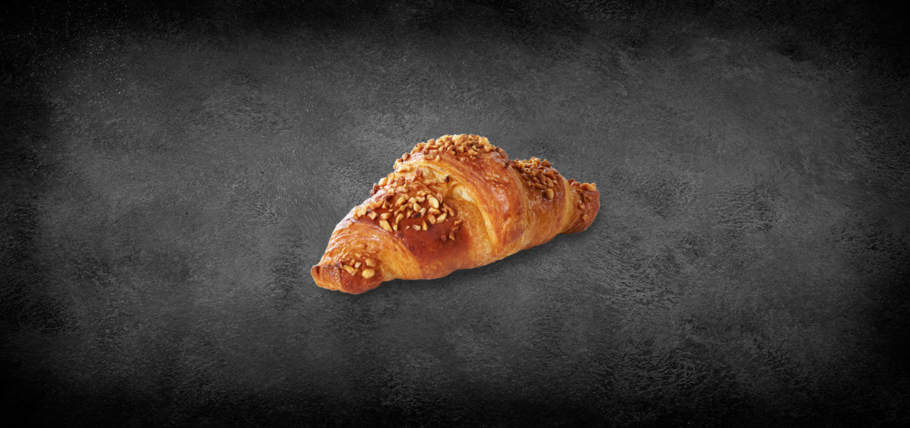 Croissant mit Nuss-Nougat-Creme