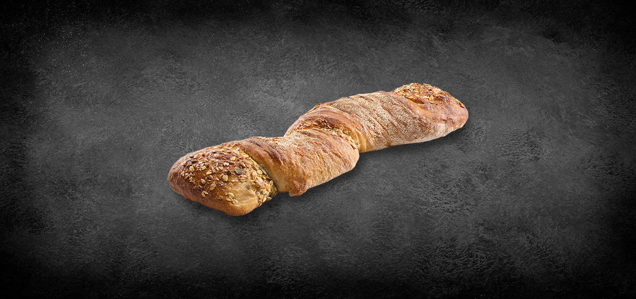Rustikales Wurzelbrot mit Saaten